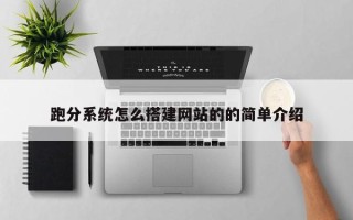阿拉善盟跑分系统怎么搭建网站的的简单介绍